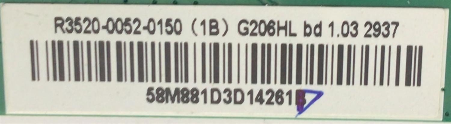 MAIN PARA MONITOR ACER / NUMERO DE PARTE / 3520-0052-0150 / 0171-2271-4721 / R352000520150 / MODELO G206HL B BD - Imagen 4